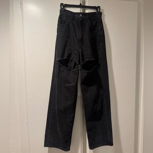 Black Moussy High Rise Jeans